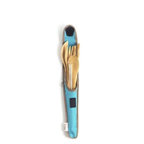 Re-useable Bamboo Utensil Kit & Glass Straw - Eco-Friendly, Save Our Oceans & Landfills - Give Back Goods