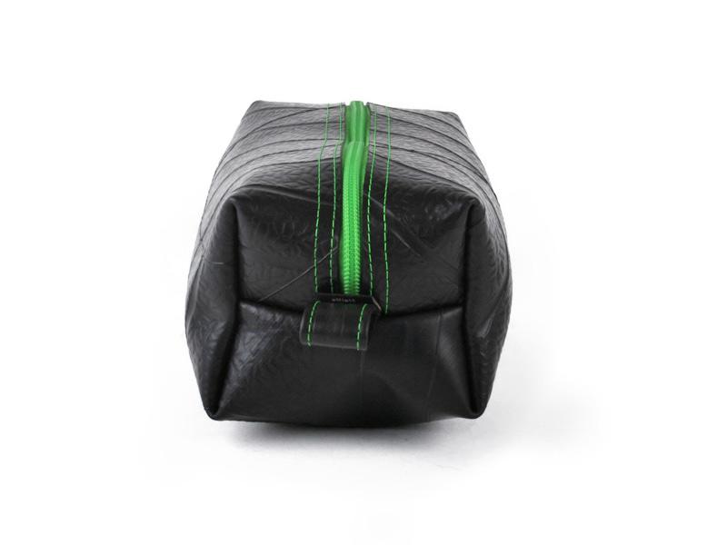 Large upcycled Tire Dopp Travel Kit - Made in the USA - Saves Landfill Space!