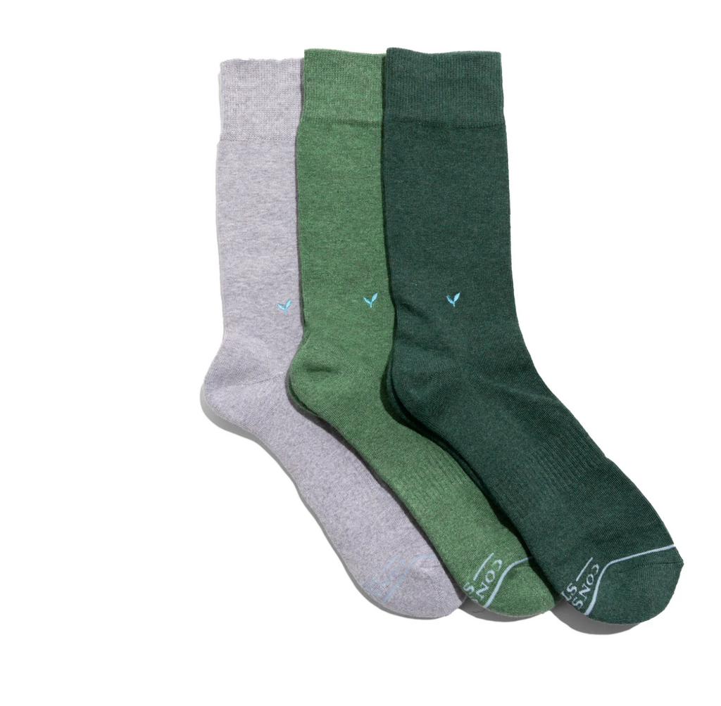 3 Pairs of Organic Socks in a Gift Box that Plant Trees!