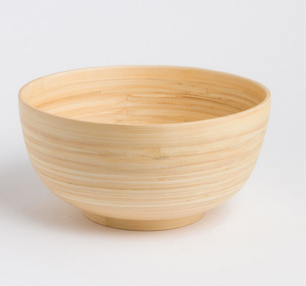 Bamboo Salad Bowls- Lots of Colors - Fair Trade and Sustainable