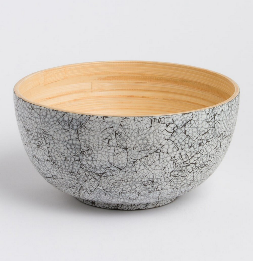 Bamboo Salad Bowls- Lots of Colors - Fair Trade and Sustainable