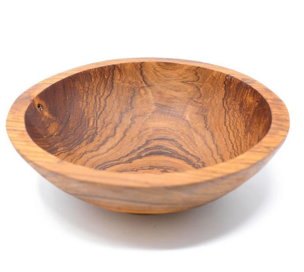 7.5 " Handcrafted Olive Wood Bowl from Kenya, Fairtrade, Sustainable