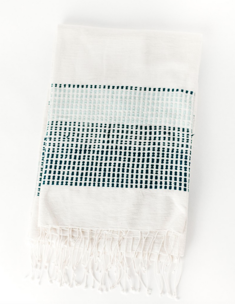 Hand Woven Ethiopian Cotton Lightweight Throw (assorted colors)- Eco-Friendly, Fair Trade