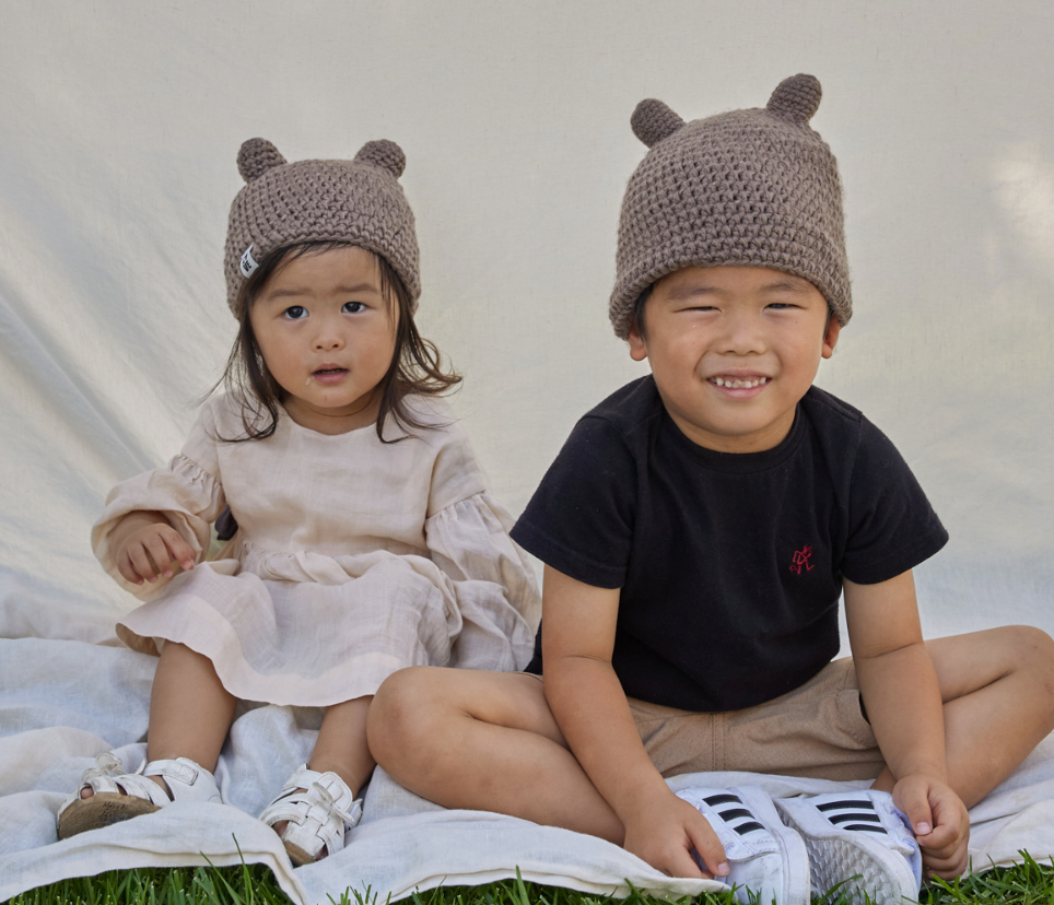 Kids Teddy Bear Hat - Helps Break the Cycle of Poverty!