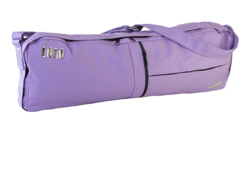 Organic Canvas Yoga Mat Bag -Adjustable Shoulder Strap- Protects chimpanzees!