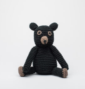 Hand Crocheted Stuffed Animal- Teddy Bear - Helps Break the Cycle of Poverty - Give Back Goods