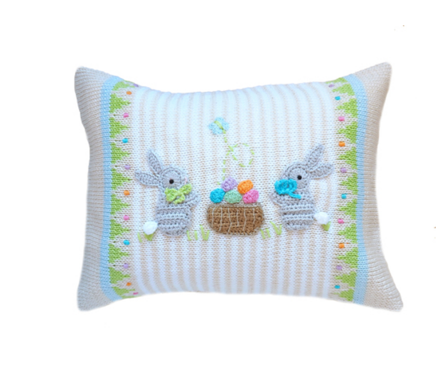 Easter Bunnies Pillow, Baby & Child, Support Fair Trade - Give Back Goods