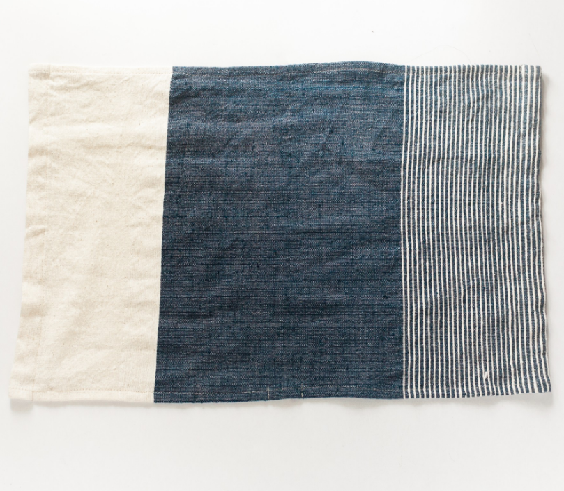 Set of 2 Hand Woven Ethiopian Cotton Tea Towels (choose color) Eco Friendly, Fair Trade - Give Back Goods