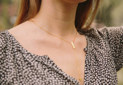 Gold Arrow Drop Necklace, Give freedom to girls & women!