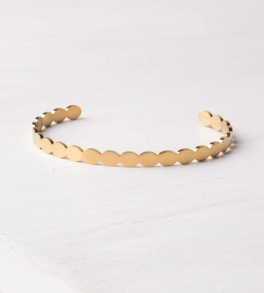 Gold Circle Bracelet, Give freedom to exploited girls & women!