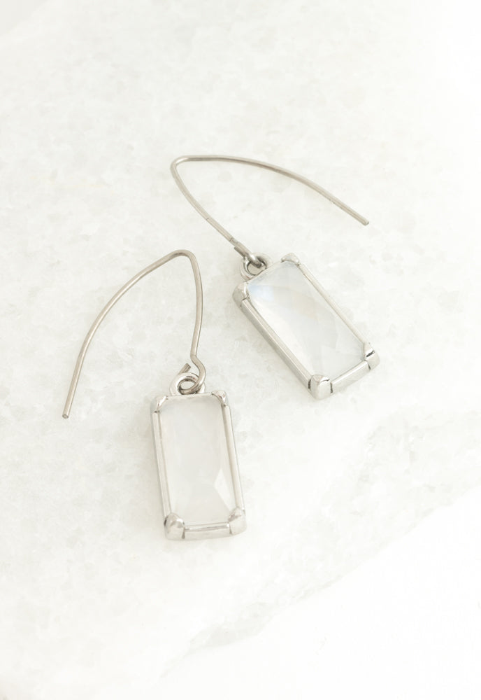 Moonstone Earrings in Silver, Gives Women Freedom!