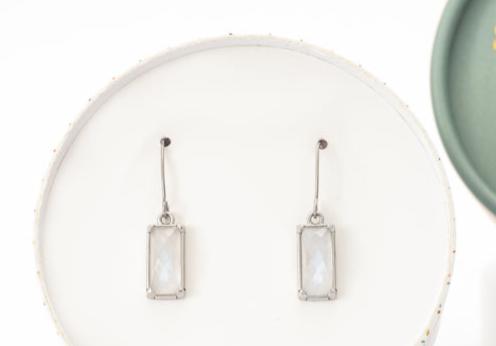 Moonstone Earrings in Silver, Gives Women Freedom!