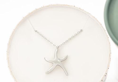 Starfish Necklace in Sterling Silver, Give Freedom to Women!