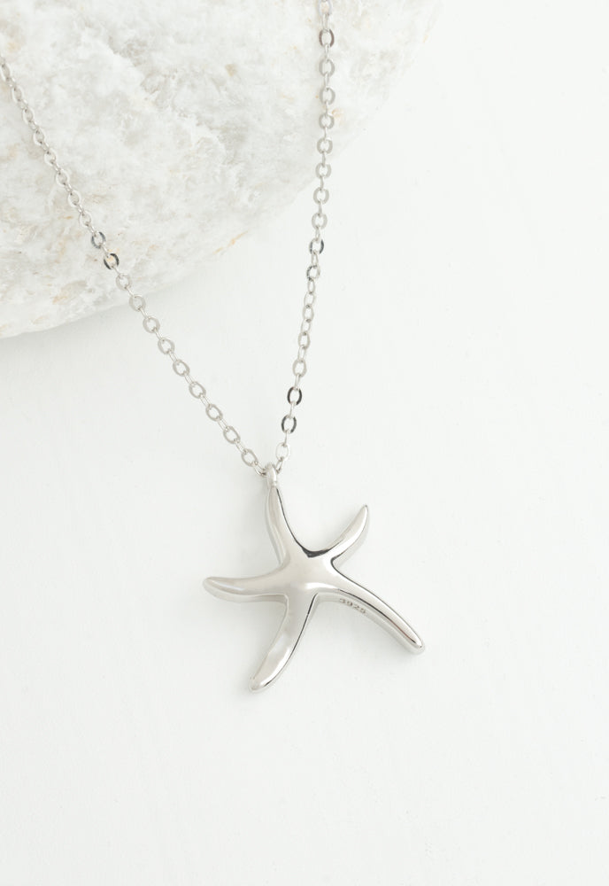 Starfish Necklace in Sterling Silver, Give Freedom to Women!