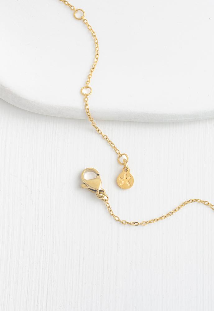 Mother-of-Pearl Gold Necklace, Give Freedom to Women!