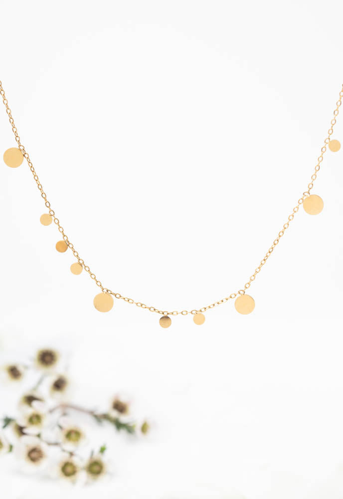 Dots of Gold Necklace - Give Hope & Freedom to Women!