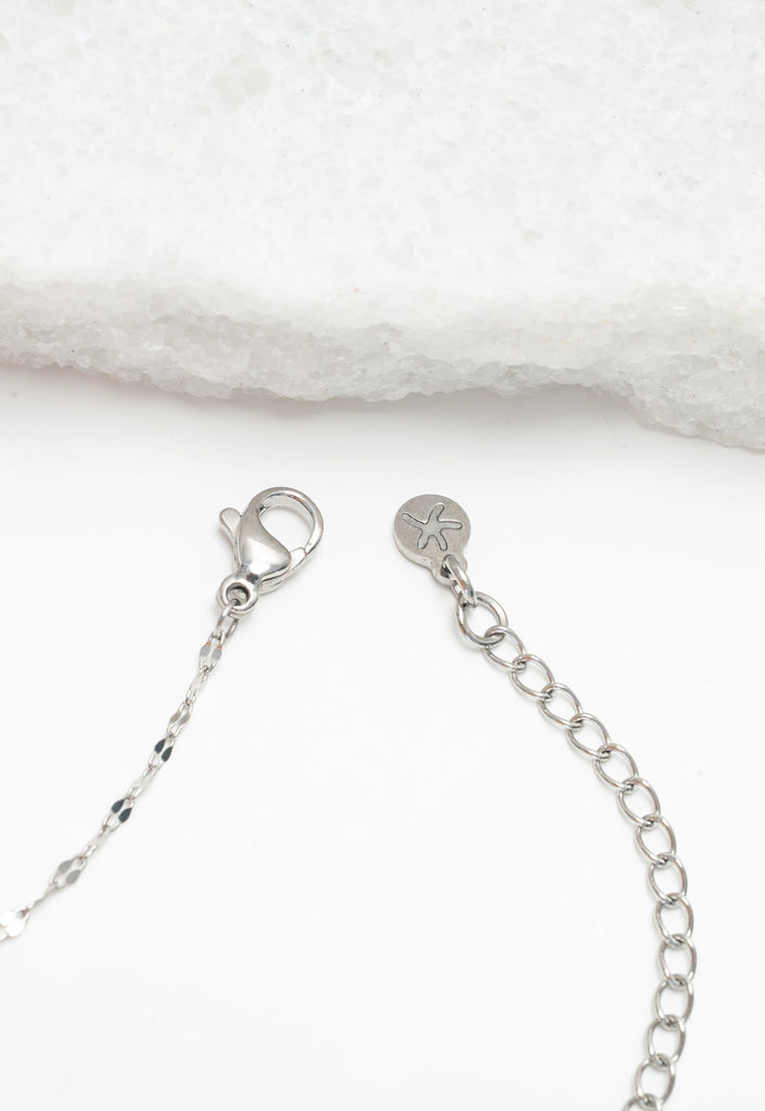 Mint Flower Crystal Necklace- Made by Survivors