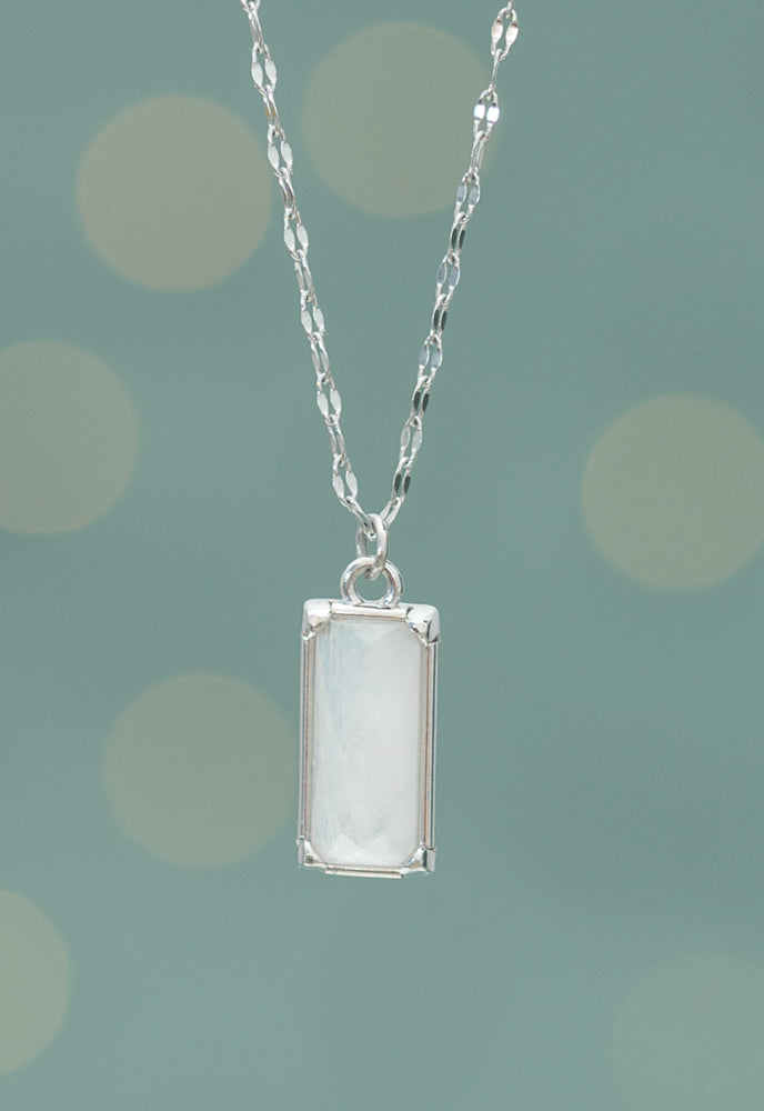 Moonstone Necklace in Silver, Gives Freedom to Women!