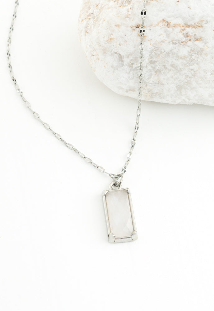 Moonstone Necklace in Silver, Gives Freedom to Women!