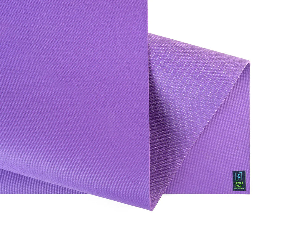 Beginners Yoga Kit- includes natural rubber yoga mat, blocks & strap-Eco-Friendly,  
Available in Blue or Purple.