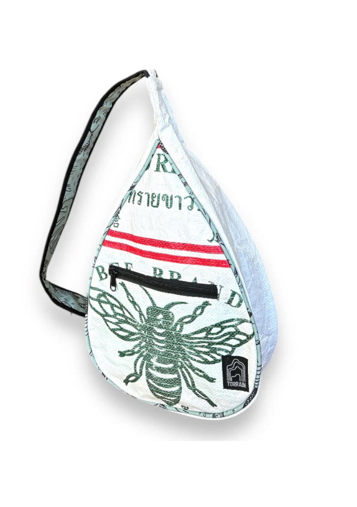 Upcycled Sling Backpack- Sustainable, Saves Landfills, Cambodia