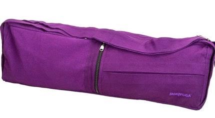 Organic Canvas Yoga Mat Bag -Adjustable Shoulder Strap- Protects Women & Chimpanzees!
