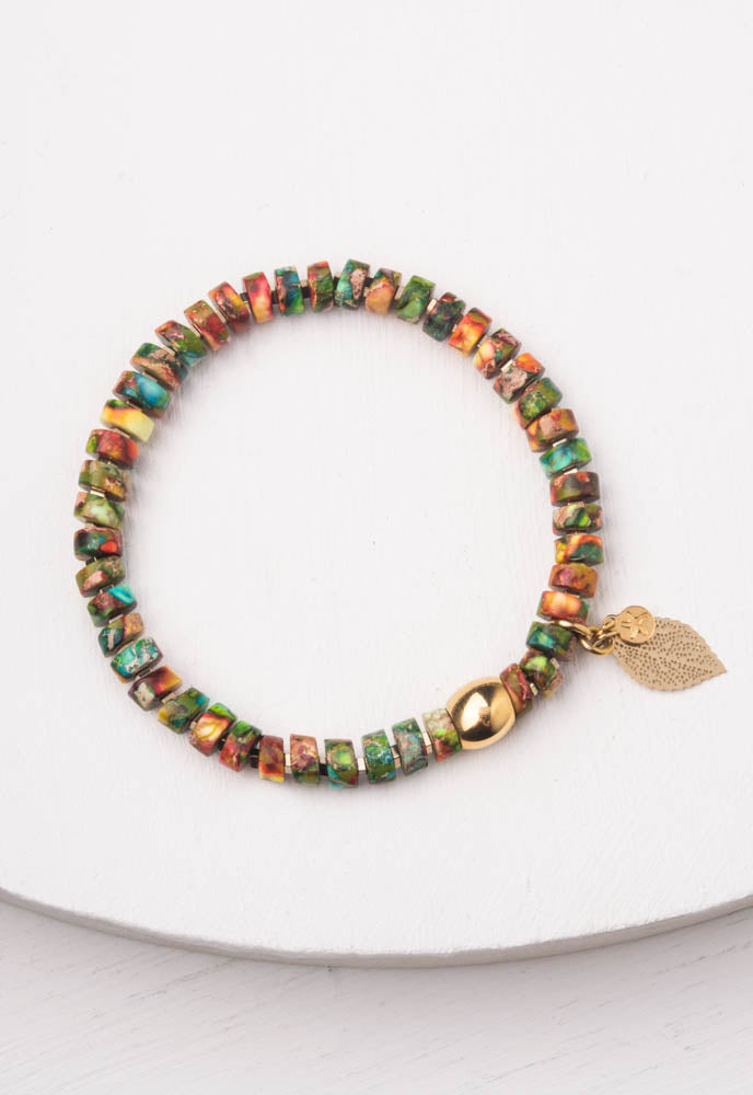 Desert Beaded Stretch Bracelet, Gives Freedom to Exploited Women!