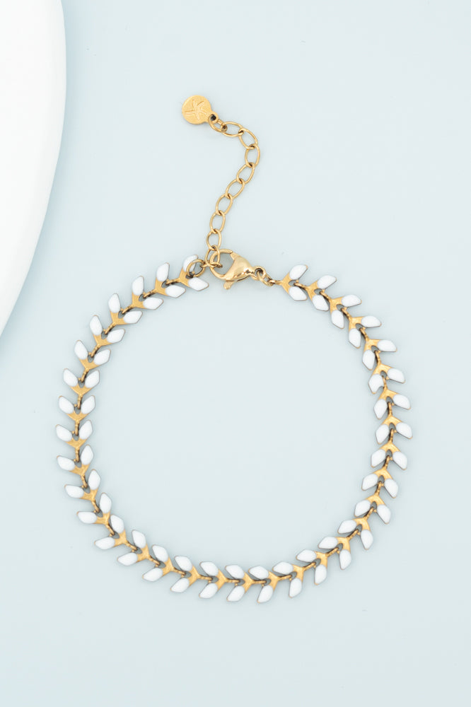 Seeds of Hope Bracelet in Gold and Ivory, Give Freedom to Women!