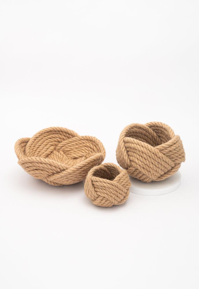 Handmade Jute Planter or Bowl, Fair Trade, Gives Freedom to Women!
