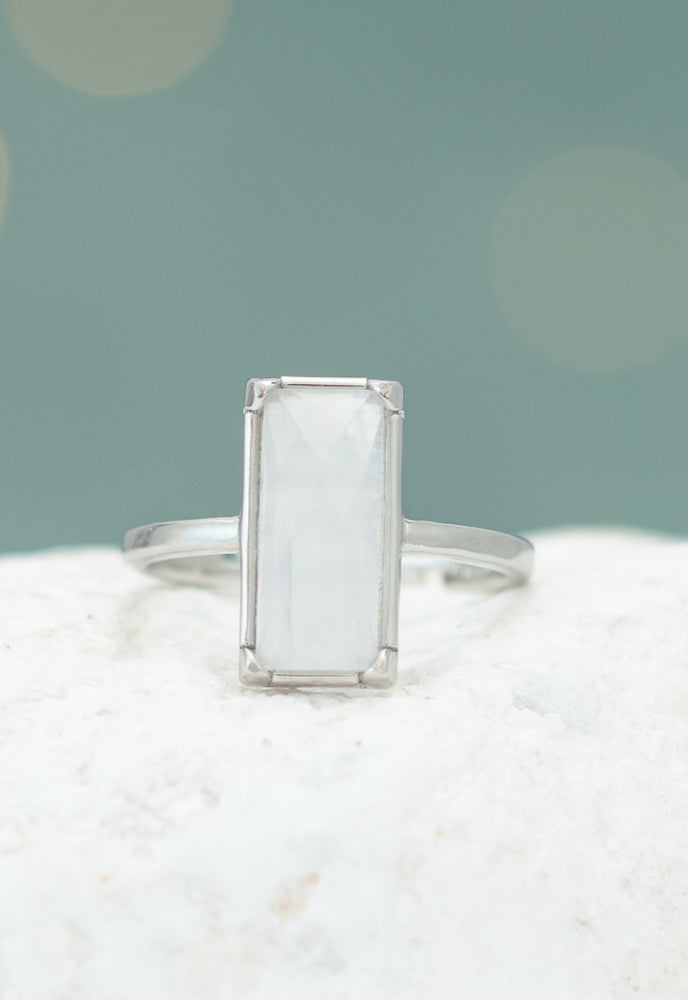 Moonstone Ring in Silver, Gives Freedom to Women!