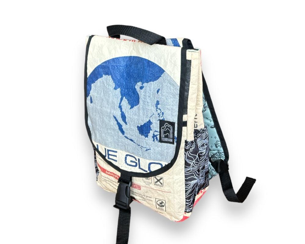 Upcycled Everyday Backpack - Sustainable-Saves Landfill Space!