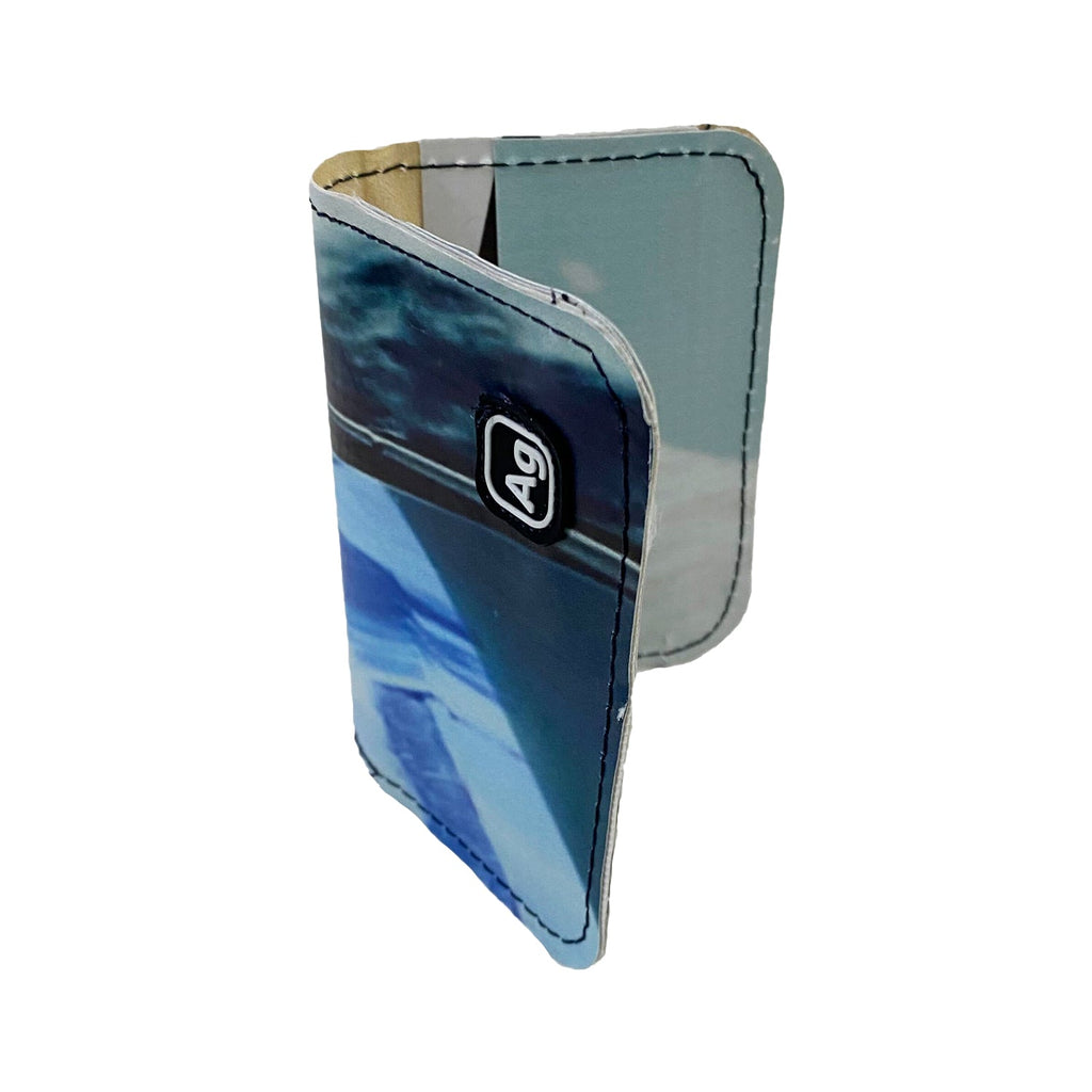 Bi-fold Wallet made from Upcycled Billboards, Saves Landfill Space!