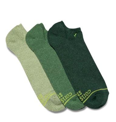 3 Pairs of Organic Fair Trade Ankle Socks in a Gift Box that Plant Trees!
