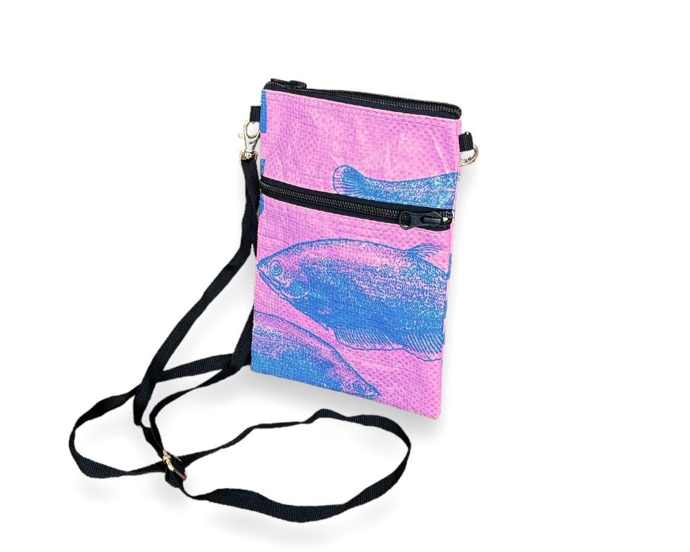 Small Upcycled Crossbody Bag, Saves Landfill space!