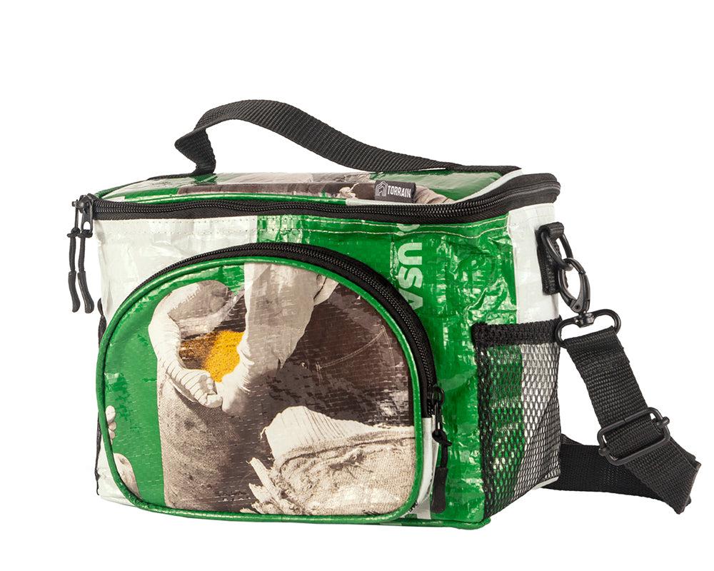 Upcycled Cooler Bag - Six pack cooler, Sustainable