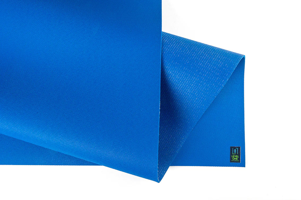 Beginners Yoga Kit- includes natural rubber yoga mat, blocks & strap-Eco-Friendly,  
Available in Blue or Purple.