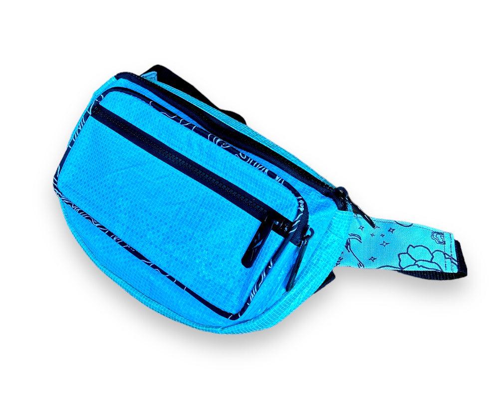 Upcycled Fanny Pack / Hip Bag  / Moon Bag / Belly Bag - Sustainable