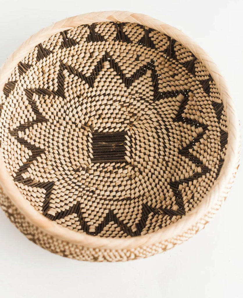 Set of 3- Hand Woven Zambia Fruit Basket Bowls, Fair Trade