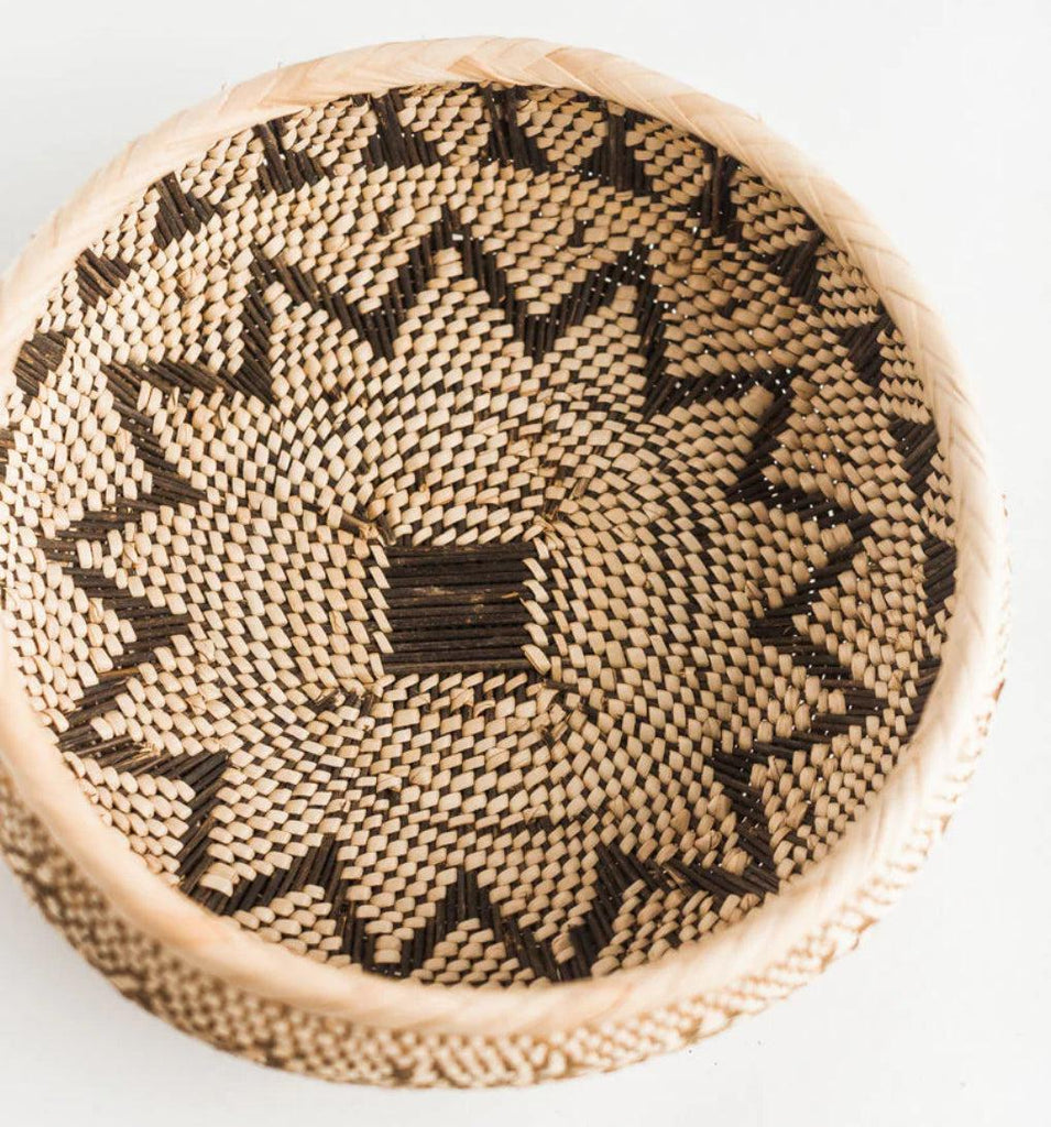 Set of 3- Hand Woven Zambia Fruit Basket Bowls, Fair Trade