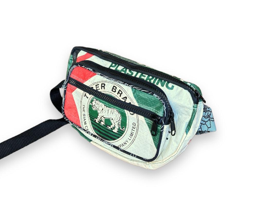 Upcycled Fanny Pack / Hip Bag  / Moon Bag / Belly Bag - Sustainable