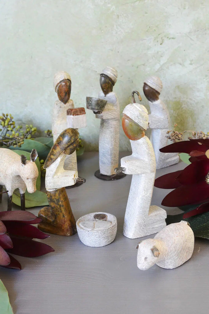 Handcrafted stone  Nativity Scene, Fair Trade from Zimbabwe (Copy)