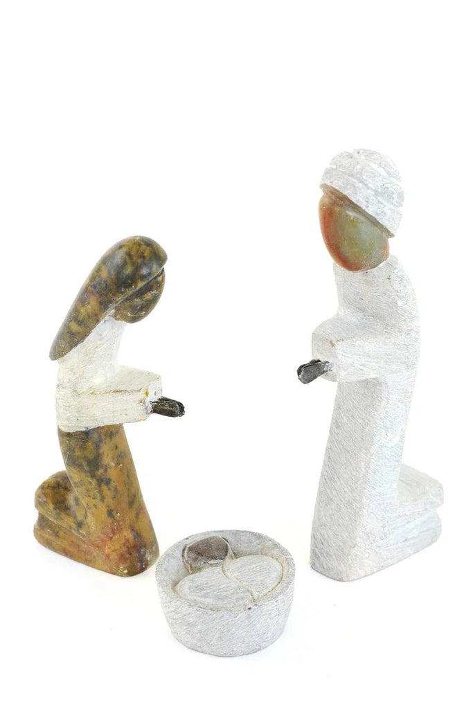 Handcrafted stone  Nativity Scene, Fair Trade from Zimbabwe (Copy)
