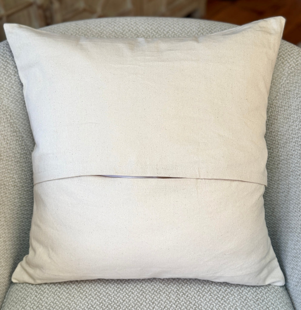 Yin Yang Balance Decorative Pillow Cover 20" x 20" - Handmade by Survivors