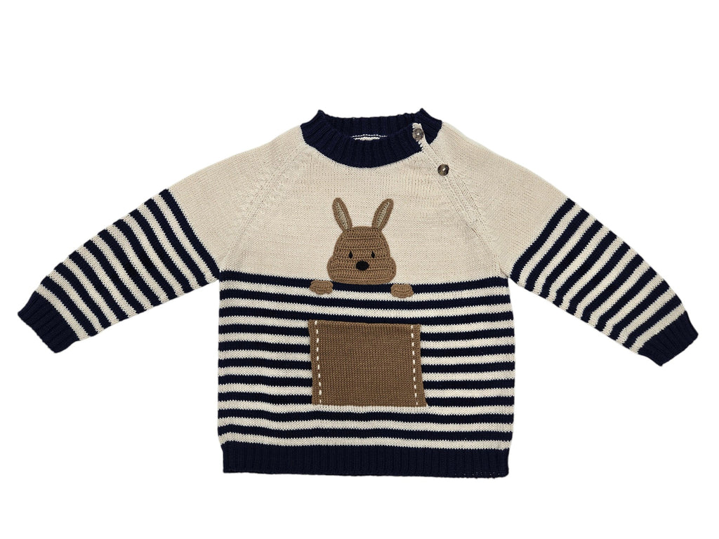 Hand Knit Baby and Toddler Kangaroo Sweater, Fair Trade, Support Women in Armenia