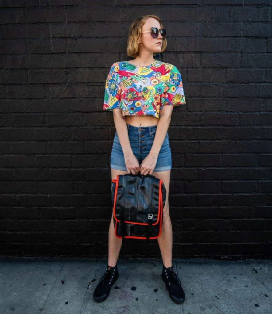 Upcycled Backpack- Made from Bicycle Tires in the USA, Sustainable, Saves Landfills