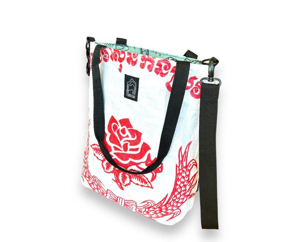 Upcycled Zip Tote Bag- Saves Landfill spaces!