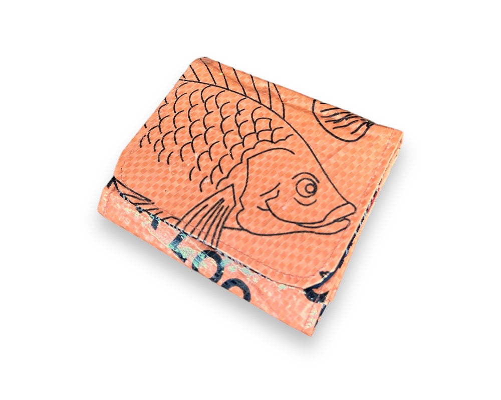 Bi-Fold Upcycled Wallet- Sustainable, Saves Landfill Space