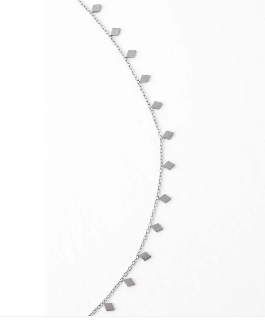 Silver Diamonds Necklace, Give freedom to girls & women!