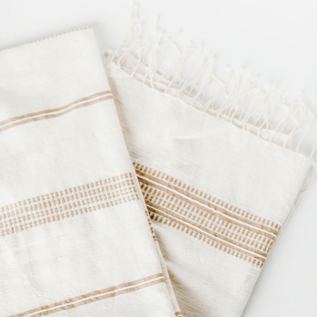 Ethiopian Cotton Bath Towels- Hand Woven (many colors)- Eco-Friendly, Fair Trade