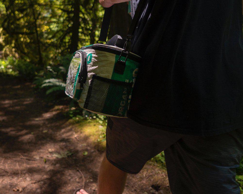 Upcycled Cooler Bag - Six pack cooler, Sustainable